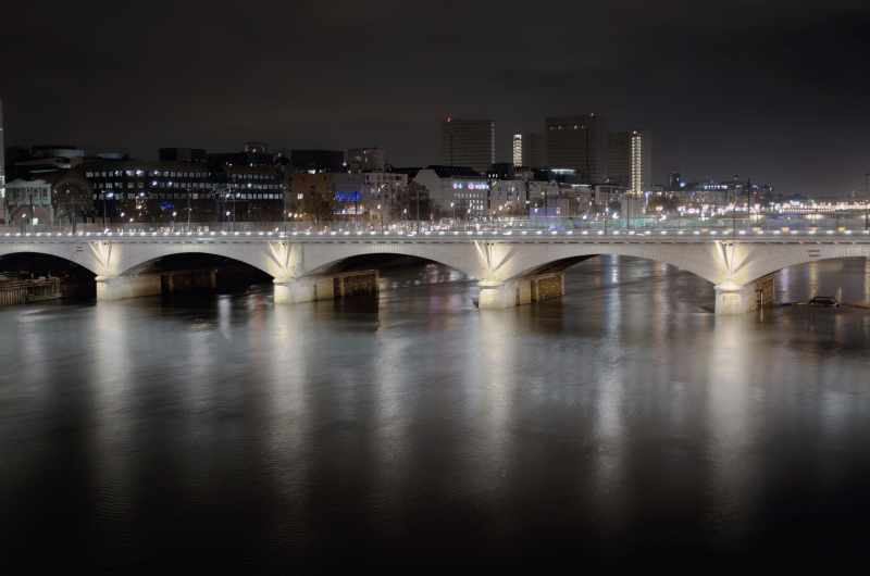 Illustration - Vue de nuit depuis le périphérique 